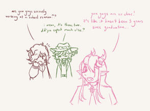 strixhaven reunion page 2 (ft. pcs from my strixhaven d&d campaign)